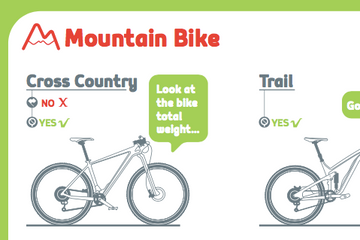 All Bicycles Infographic: The complete map of bikes